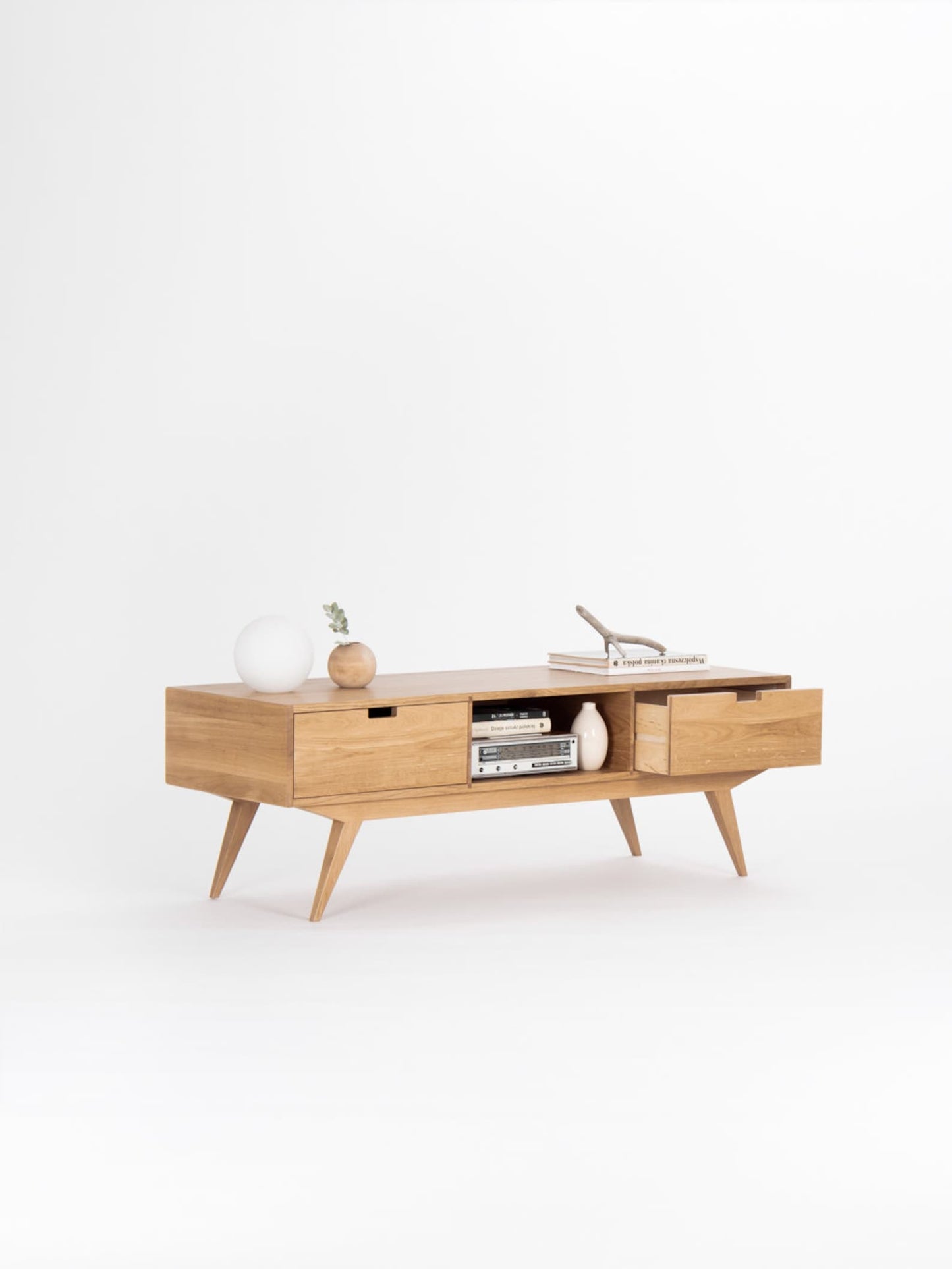 White Oak Entertainment Stand