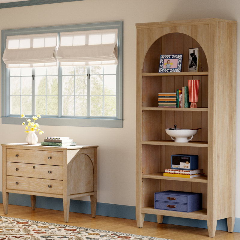 White Oak Library Bookcase