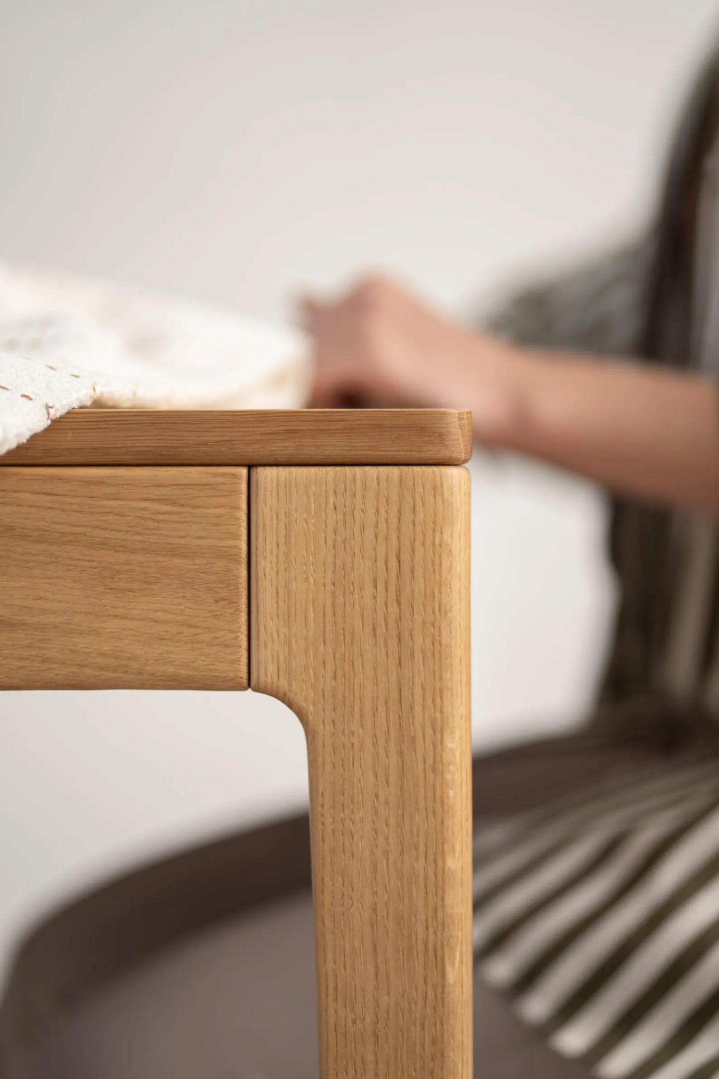 White Oak Extendable Dining Table